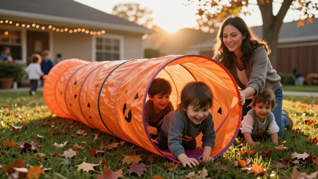 halloween inflatable tunnel
