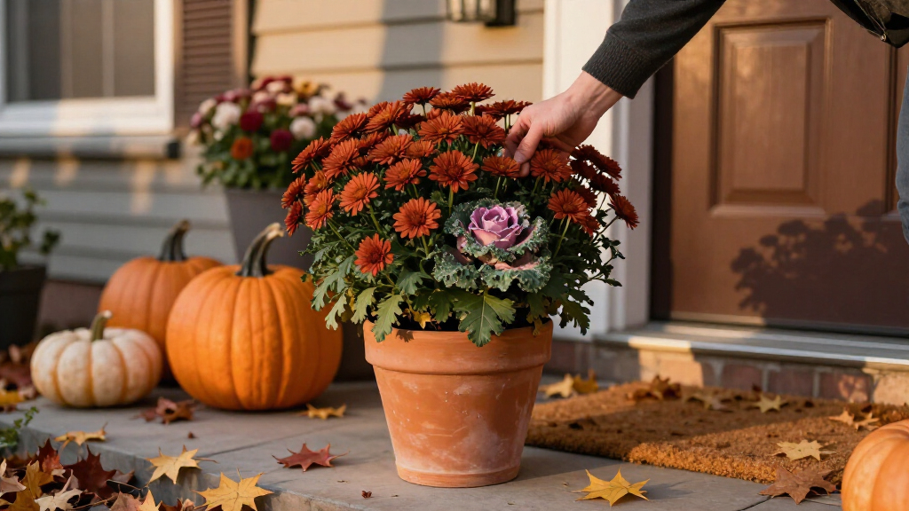 best fall plants for front doors
