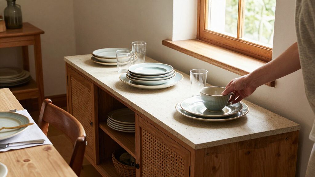 best sideboard buffet with stone top