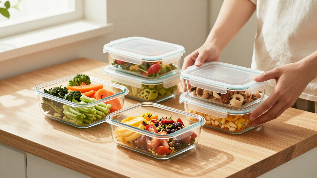 meal prep containers glass