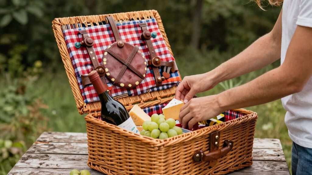 romantic picnic baskets