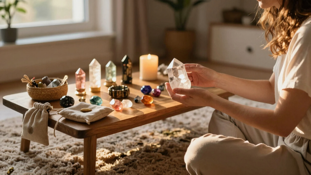 crystal healing sets