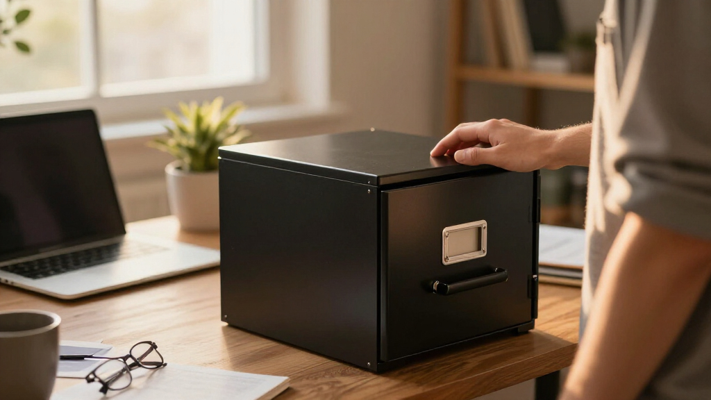 fireproof filing cabinet for identity protection