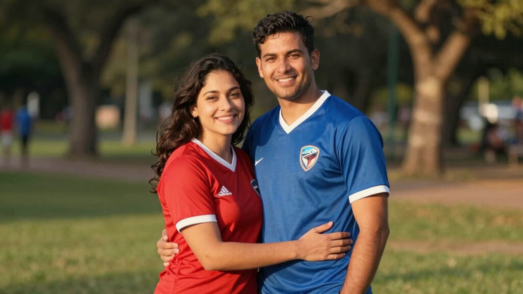 couples matching jerseys