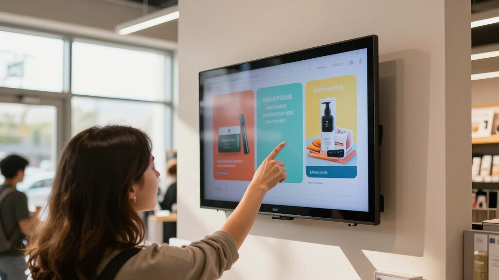 premium digital signage display for retail promotions