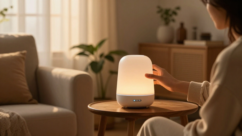 smart diffuser with night mode