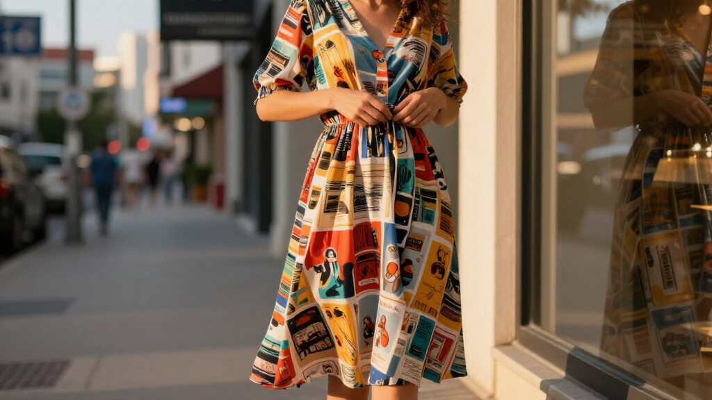 best postcard print dresses