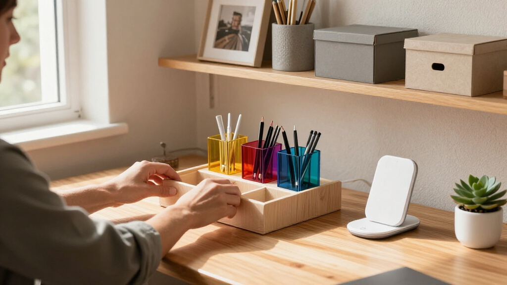 study desk organization accessories