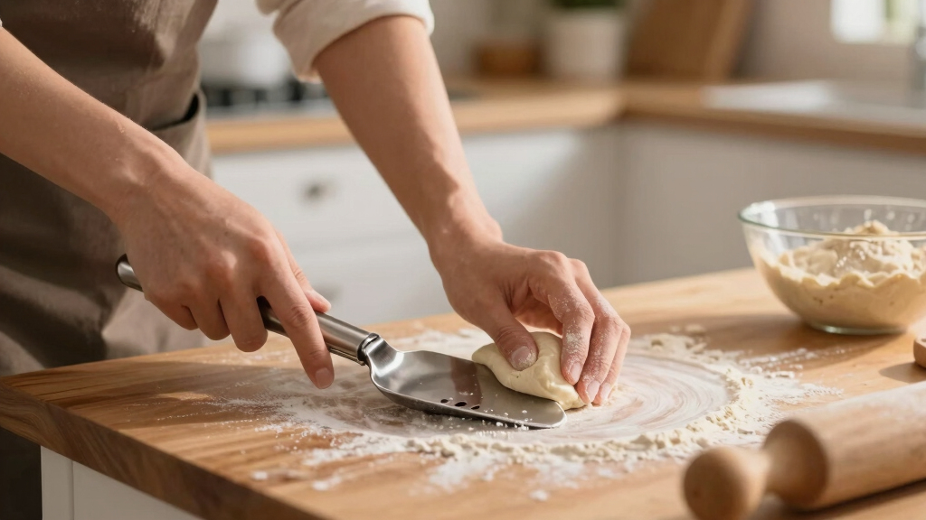 stainlesssteel dough scrapers