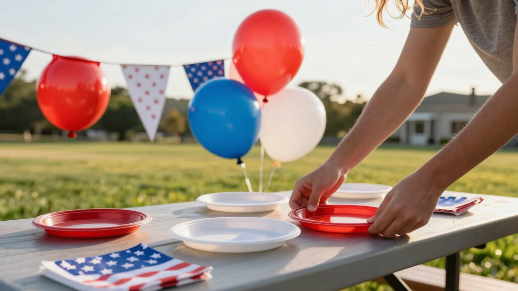 patriotic outdoor party supplies