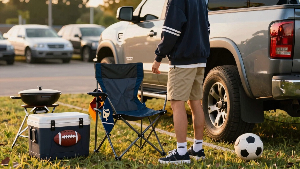 soccer fan tailgating gear