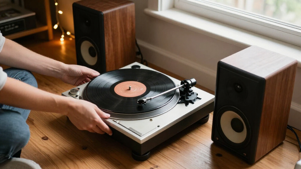 turntables and speaker bundles for vinyl nights