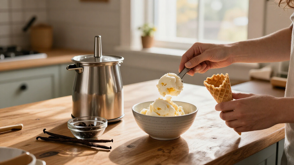 vanilla ice cream recipe for ice cream maker