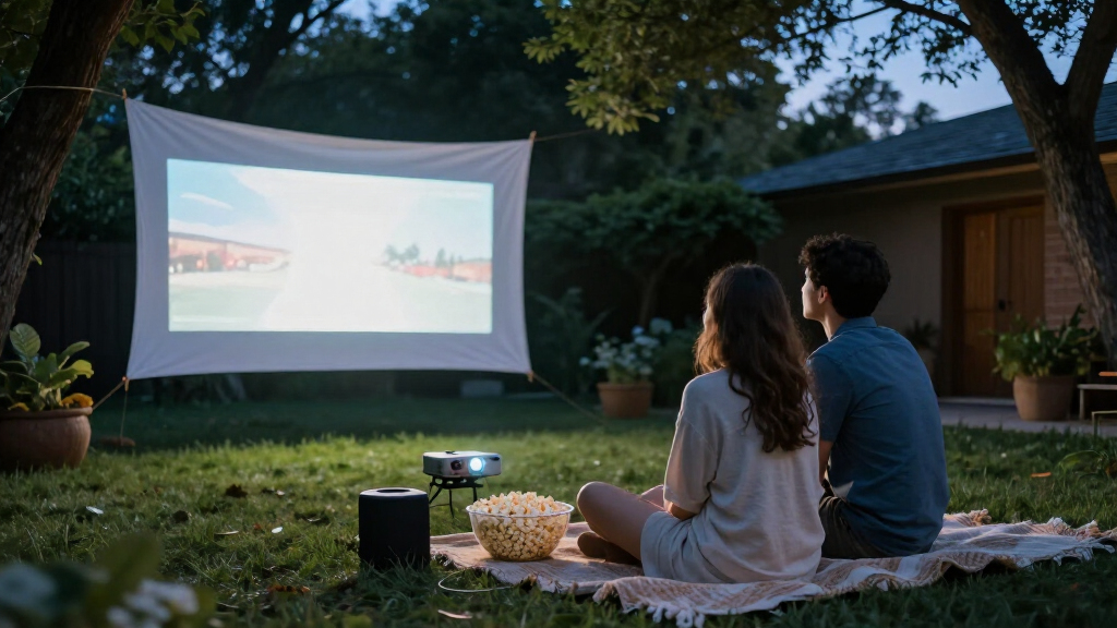 mini projectors for outdoor movies