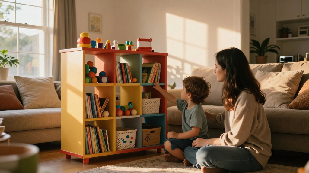 bookshelves for kids front facing premium