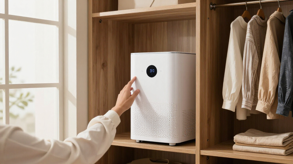 smart dehumidifier for wardrobe closet