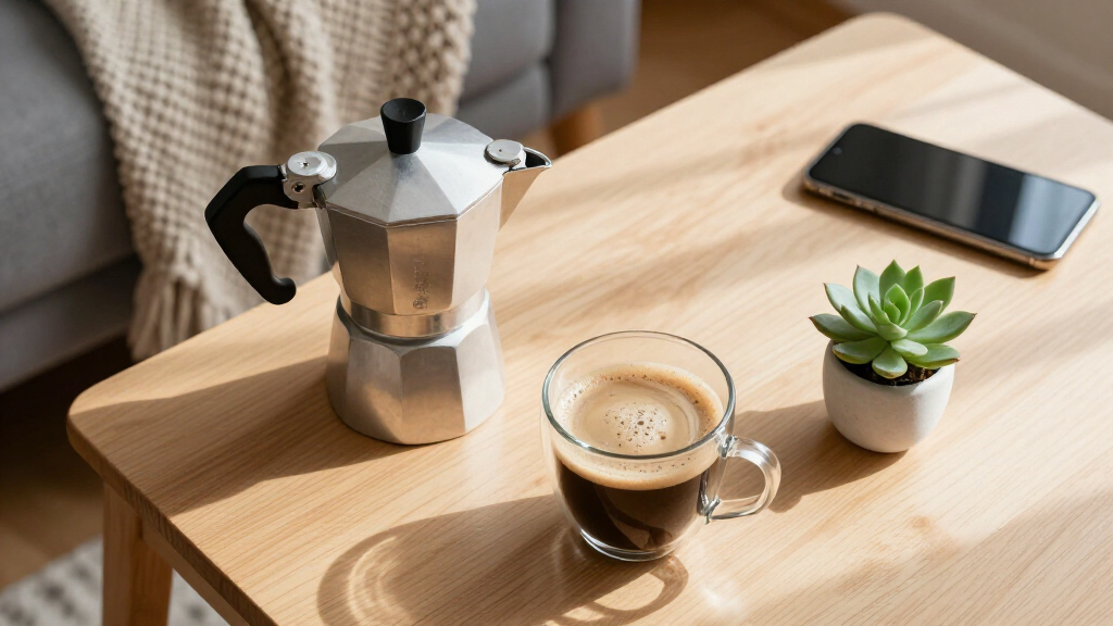 best coffee setup for apartment living