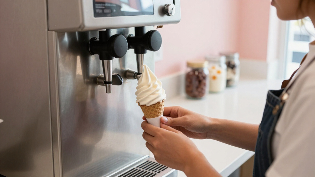 thesoft serve ice cream machine