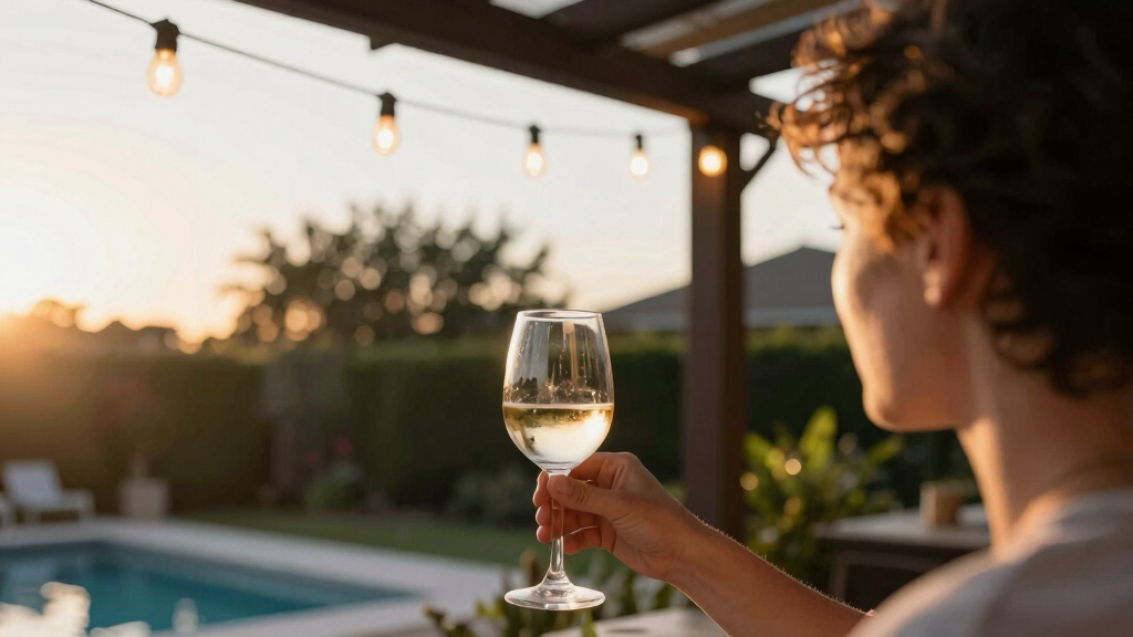 outdoor patio string lights