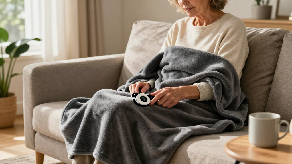 cozy heated blankets for seniors