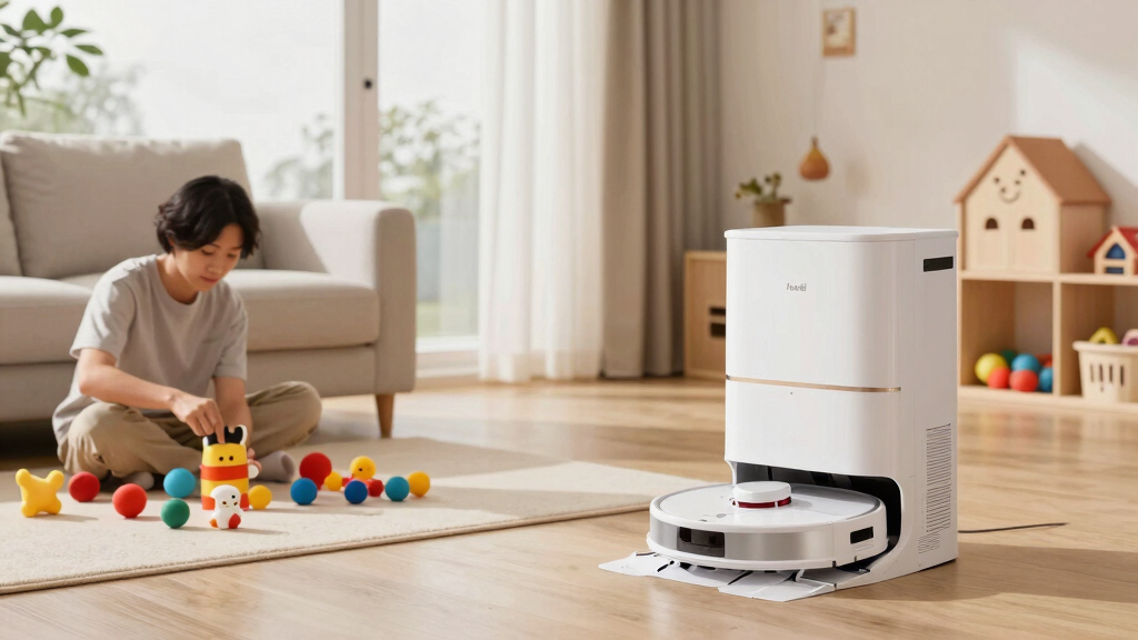 best self-emptying robot vacuum for homes with toddlers