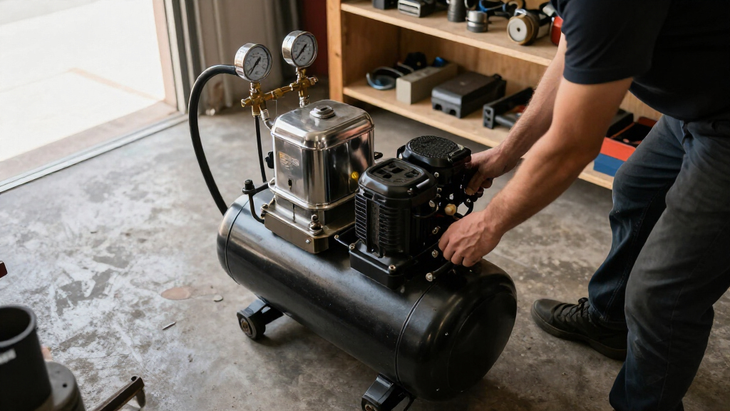 60 gallon air compressor two stage