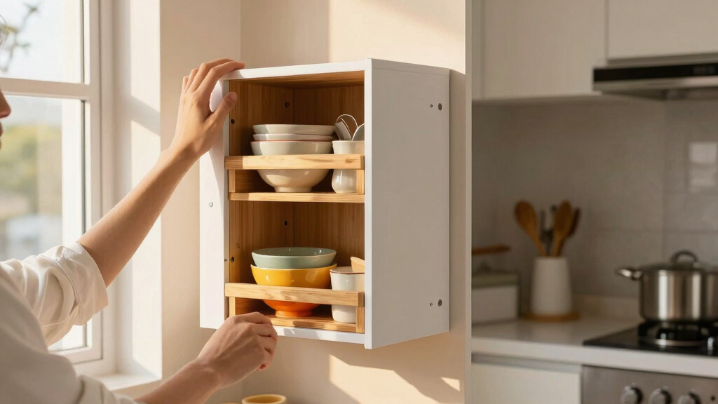 clever storage solutions for tiny kitchens