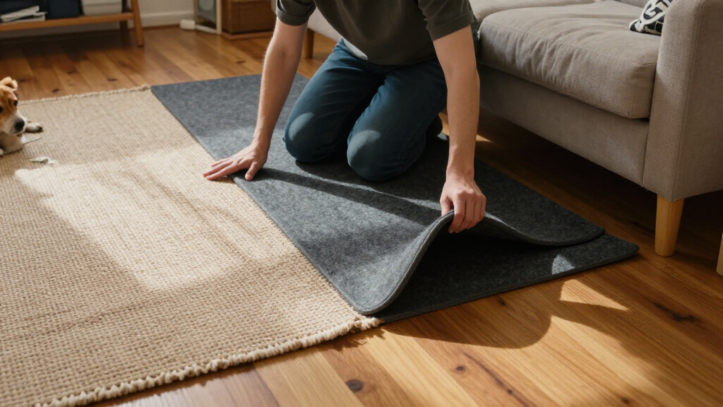 odour control rug pad