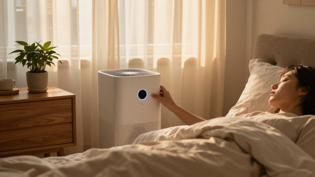 air purifier with quiet sleep mode premium
