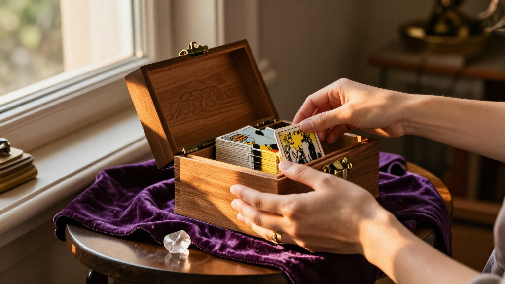 tarot card storage boxes