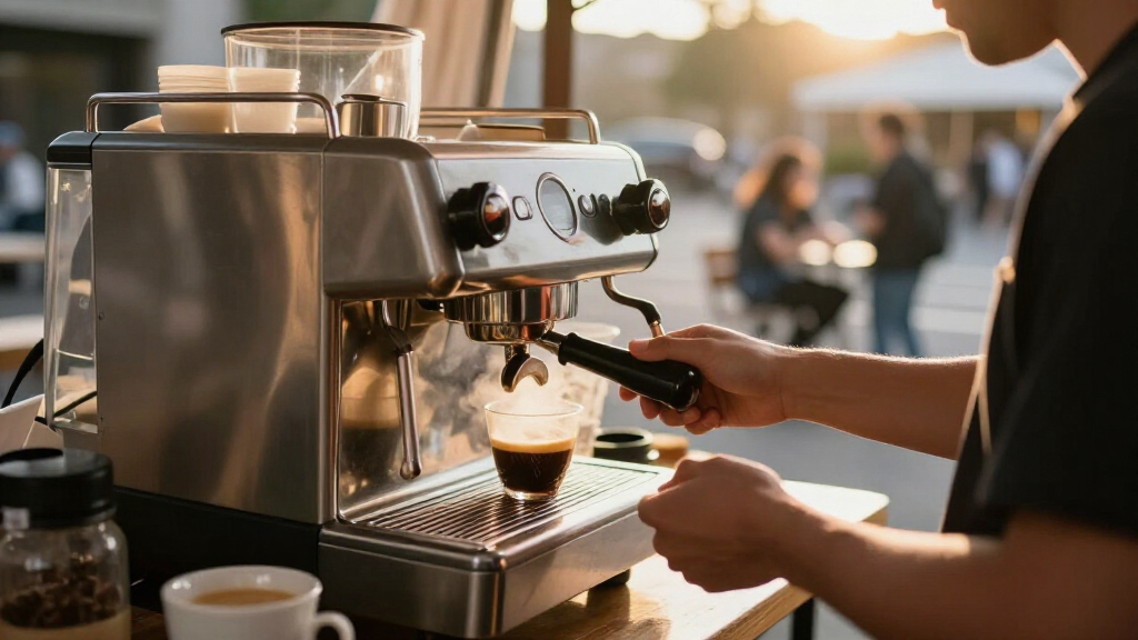 best espresso machine for coffee cart setup