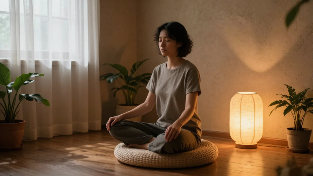 best ambient floor lamp for meditation room
