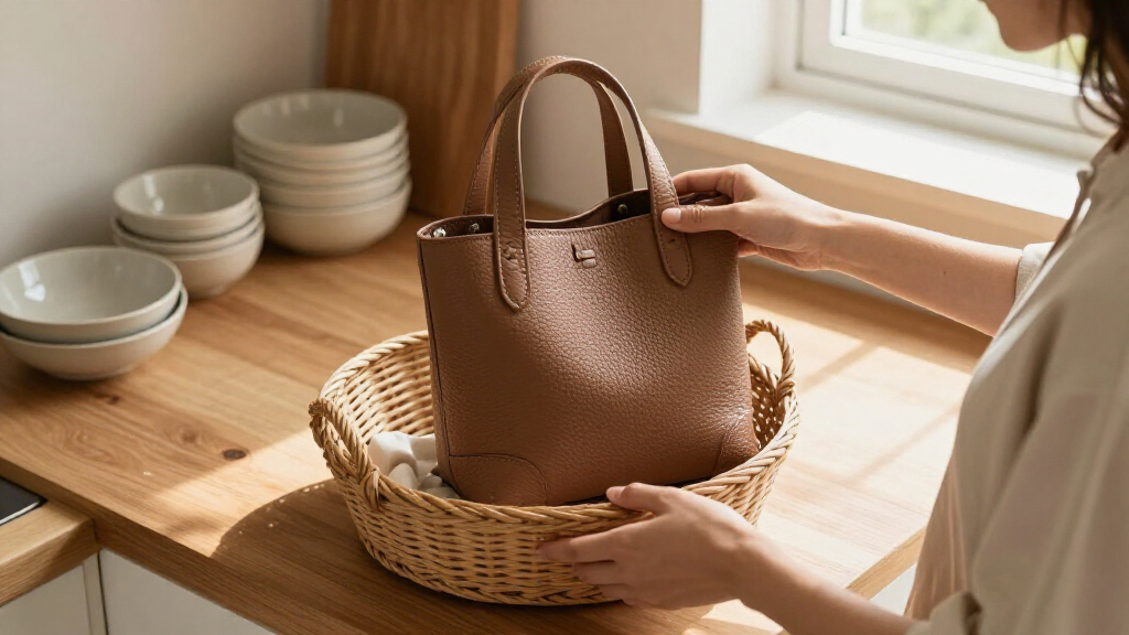 pebbled leather tote bags for moms