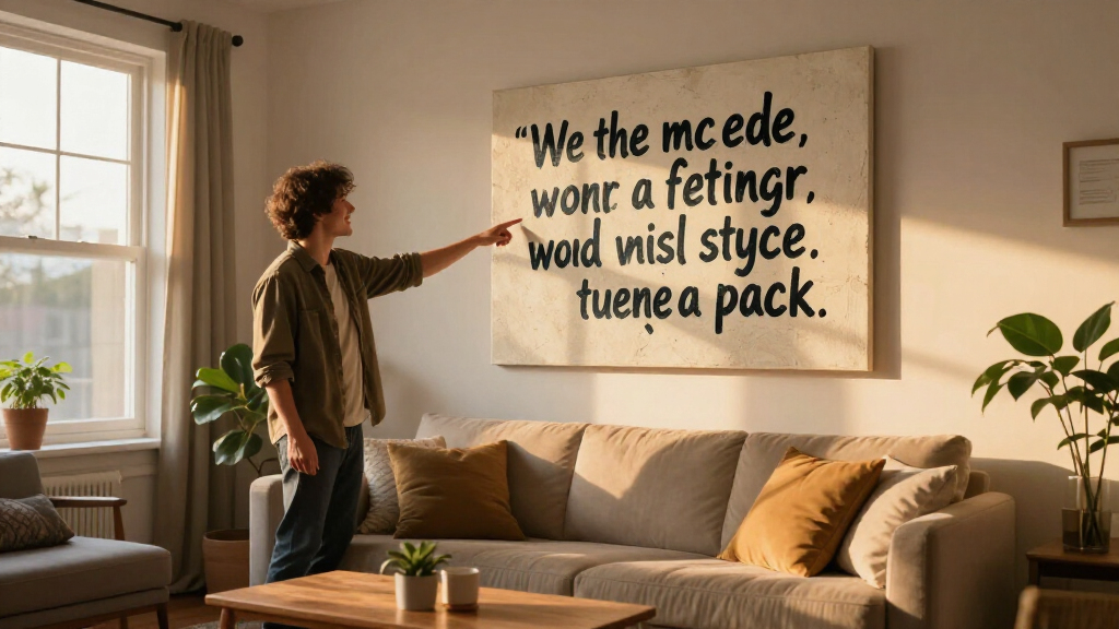 motivational quote wall art