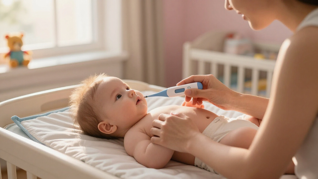 accurate safe rectal thermometer for baby with fever