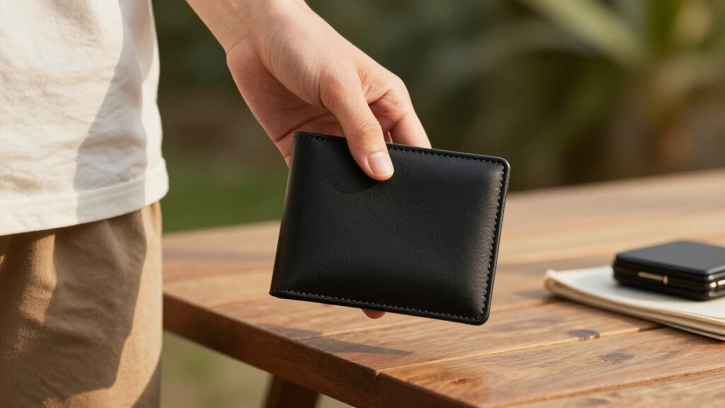 vegan leather minimalist wallets for minimal carry