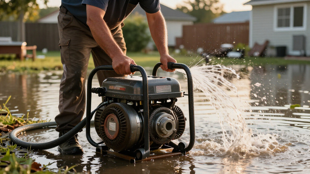heavy duty flood water pump kit