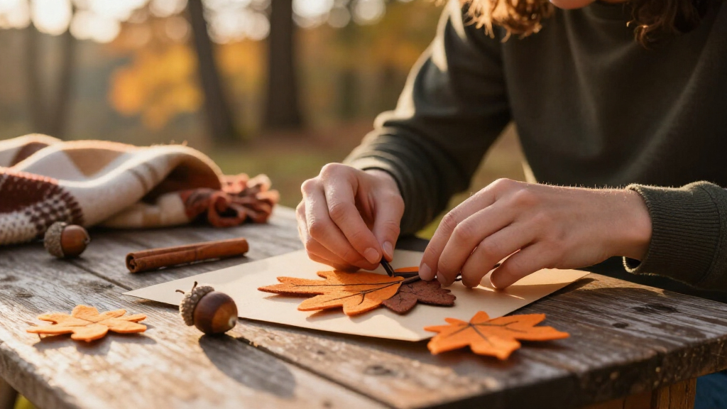 handmade fall-themed craft kits