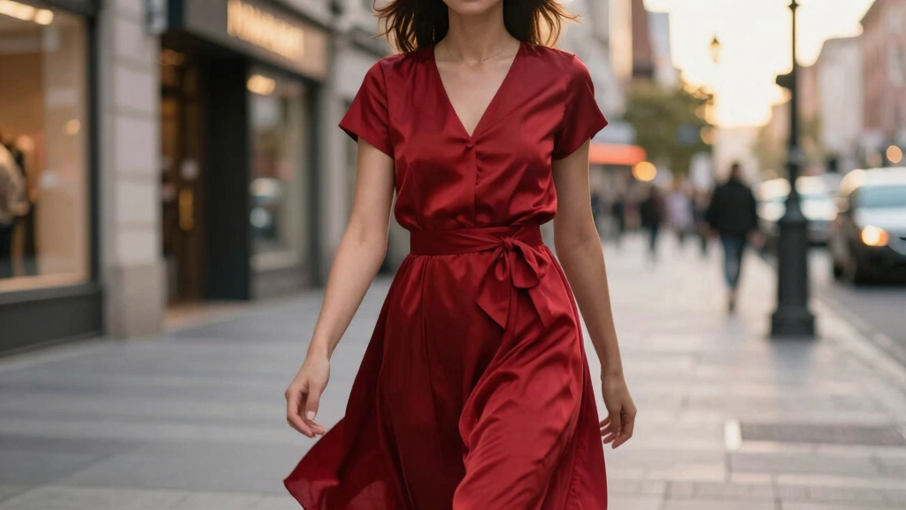 best belted red dresses