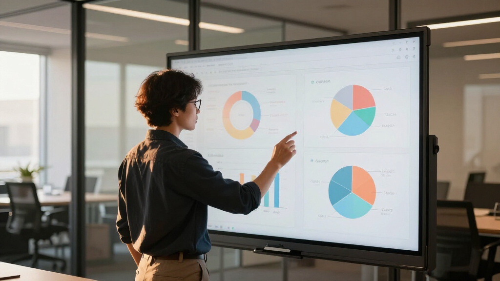 Interactive whiteboard for office collaboration