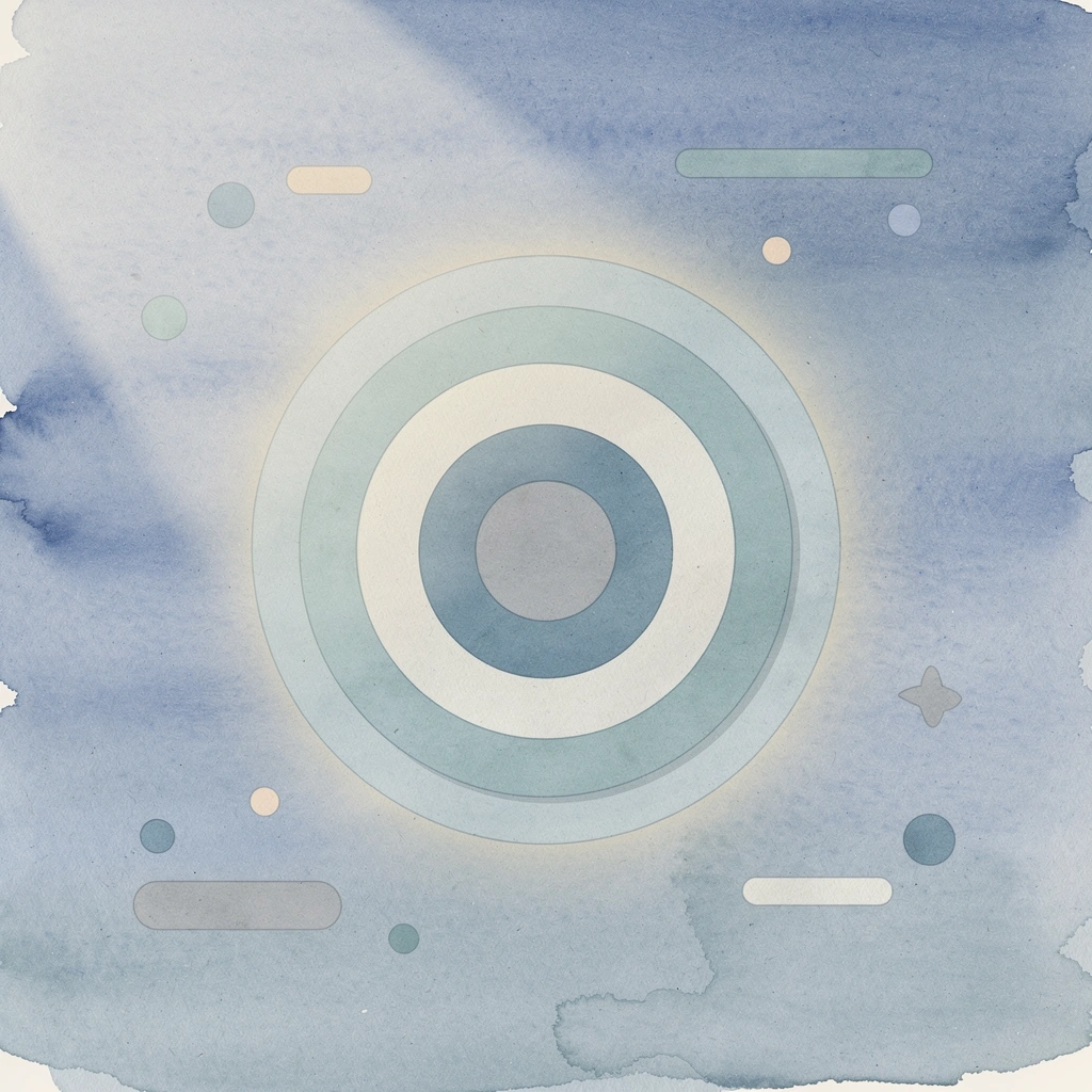 Target icon representing contextual relevance focus