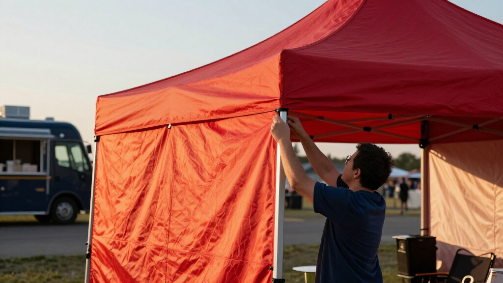 best heavy duty event tents for food trucks
