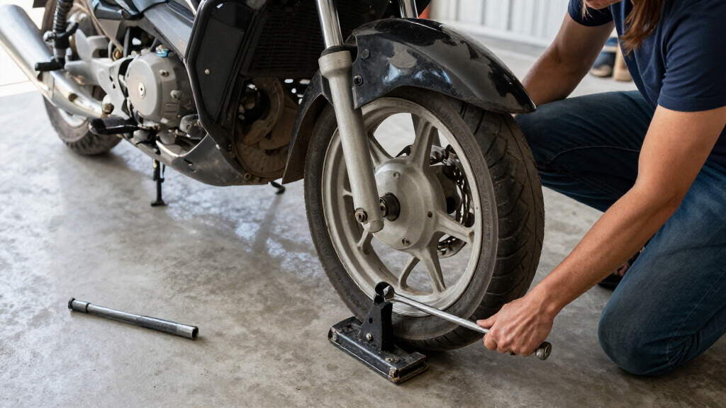 motorcycle wheel chocks