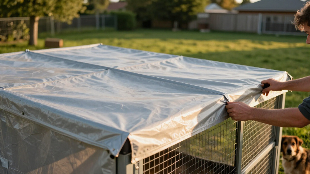 best kennel roof covers for large runs