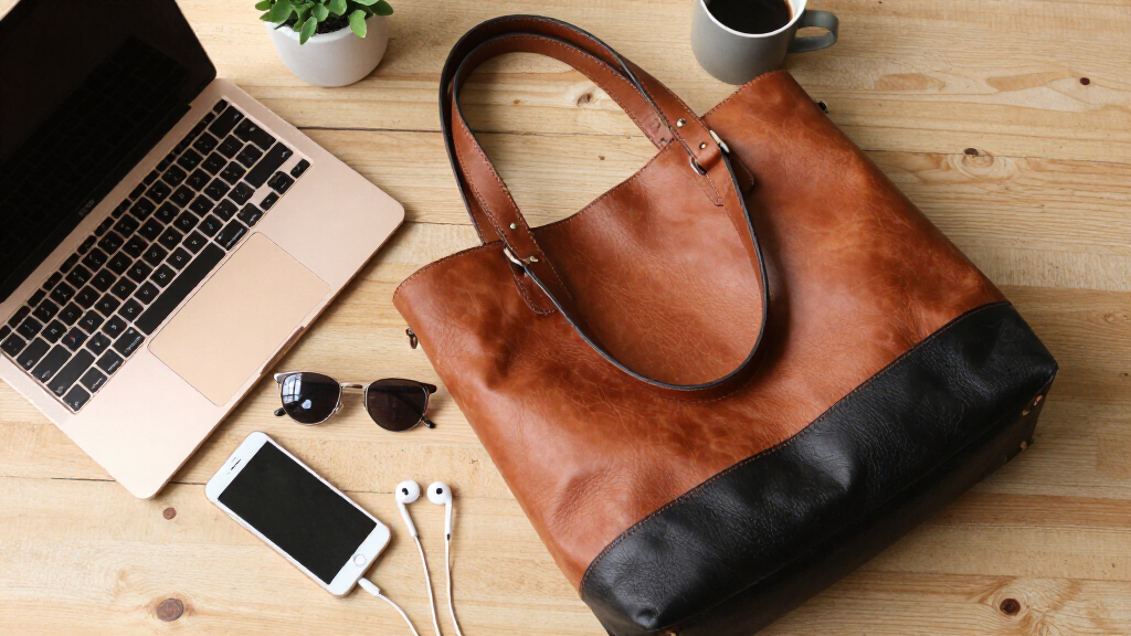 best leather work tote bags for women
