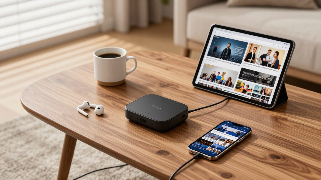 portable news media streaming devices