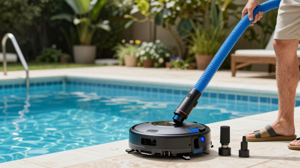 automatic pool cleaner hoses and attachments