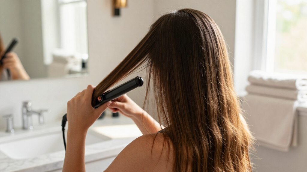 salon grade flat iron for frizz control