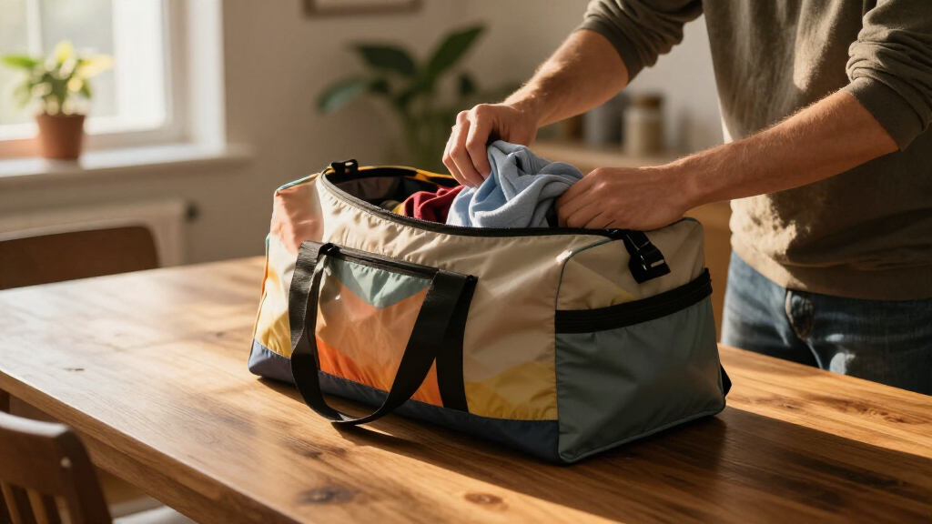 foldable duffel bags