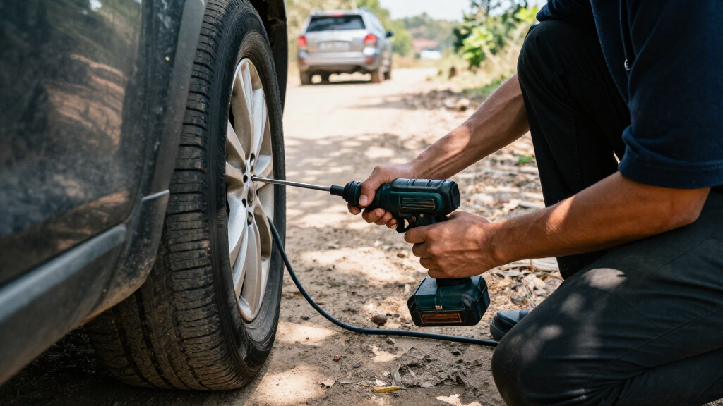 best tire inflator cordless for road trips